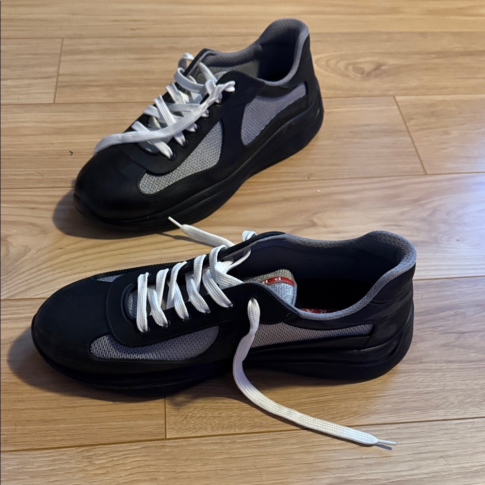 Prada America’s Cup Soft Rubber and Bike Fabric Sneakers - Picture 6 of 8